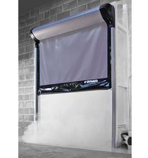 Schnelllauftor mit druckfestem flexiblen PVC-Torbehang