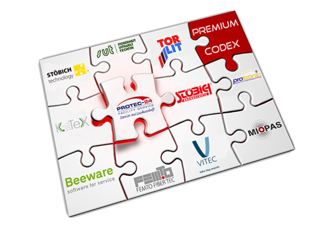 Stöbich Unternehmensgruppe Stöbich Unternehmensgruppe als Puzzle: Die Gruppe ist mehr als die Summe aller Firmen
